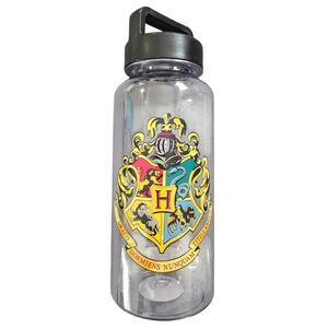 Harry Potter Hogwarts Crest‎ Clear Plastic Water Bottle Handle 30oz